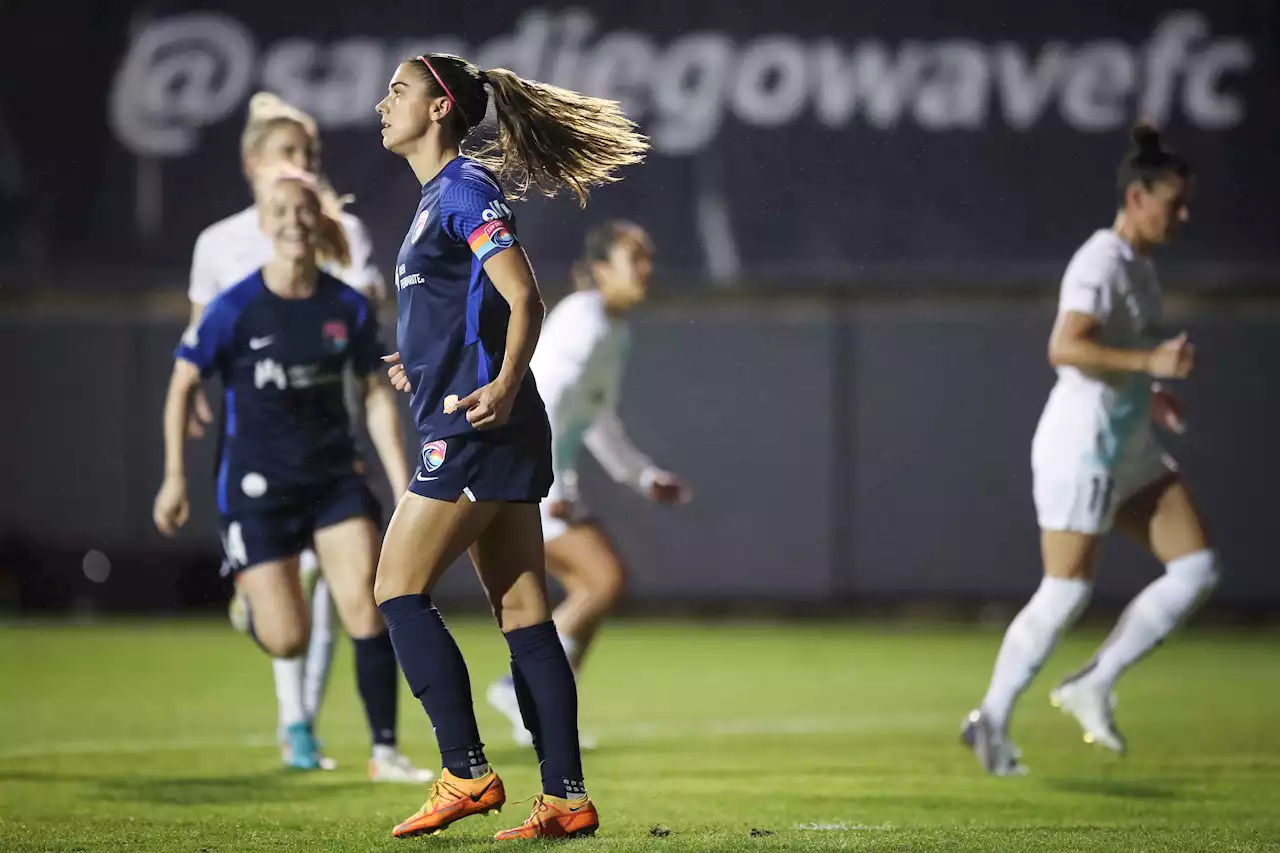 Alex Morgan Scores 4 Goals in Wave FC Win