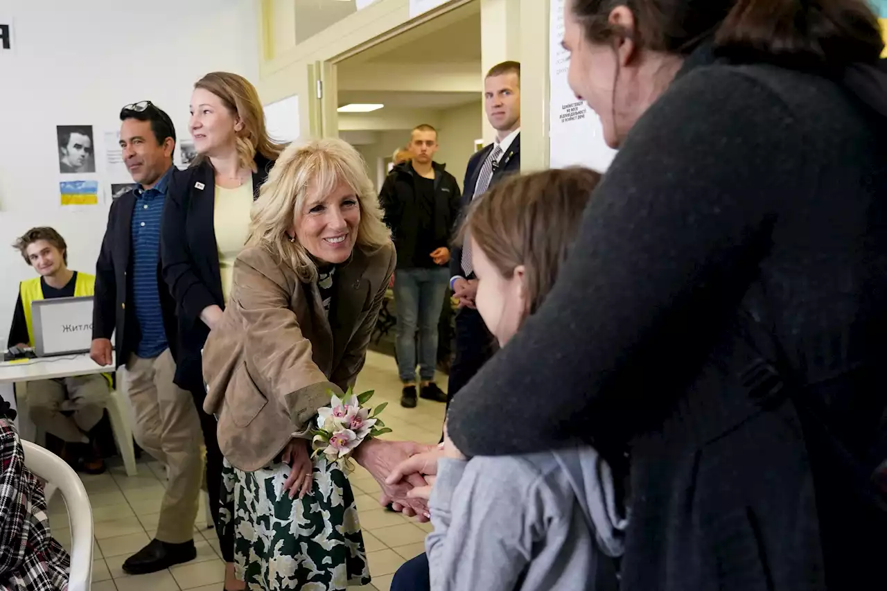 Jill Biden to Ukrainian Mom: Russia War ‘Hard to Understand'