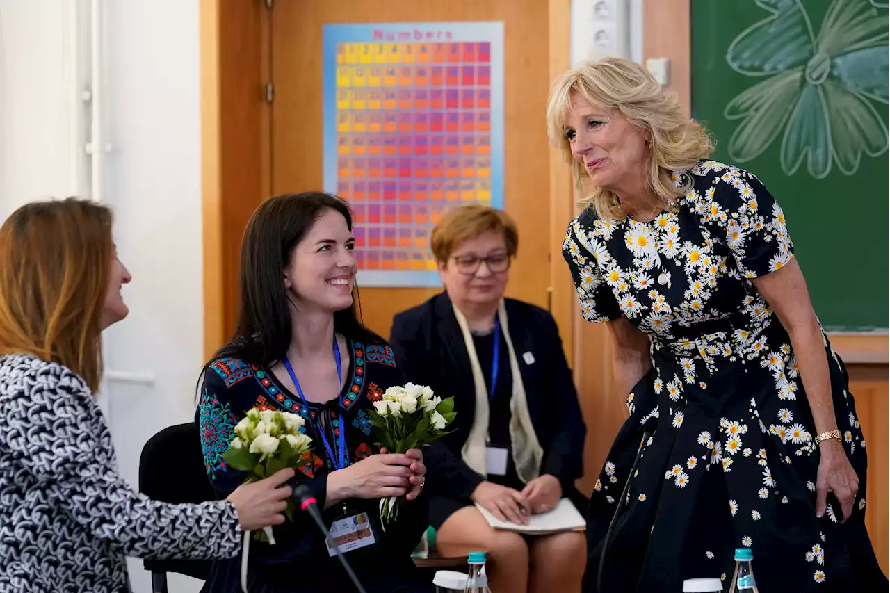 ‘This Has to End': Jill Biden Sees Ukraine Moms' Heartbreak