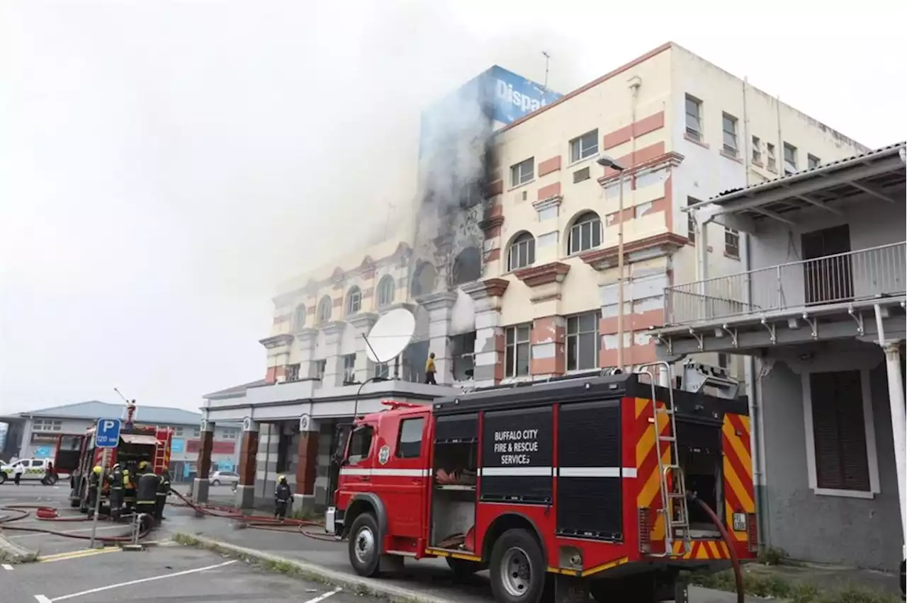 This office holds memories over 100 years - former Daily Dispatch building gutted by fire | News24