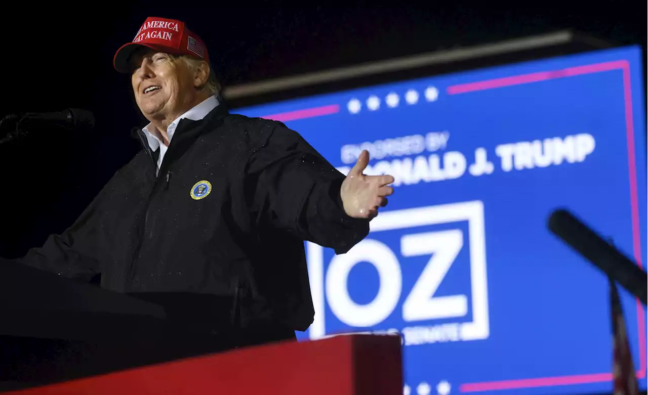 Trump mocked for seemingly mistaking office Mehmet Oz is running for`