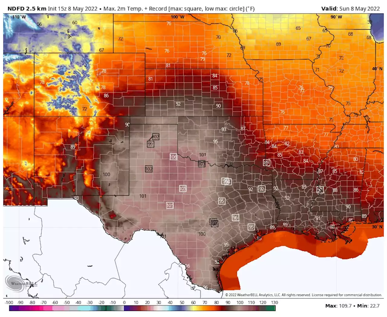 Texas toast: Heat crushed records Saturday and will swell northward