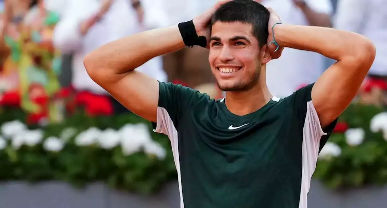 Carlos Alcaraz, derecho y sin freno en el Masters 1000 de Madrid; se consagró campeón - Pulzo