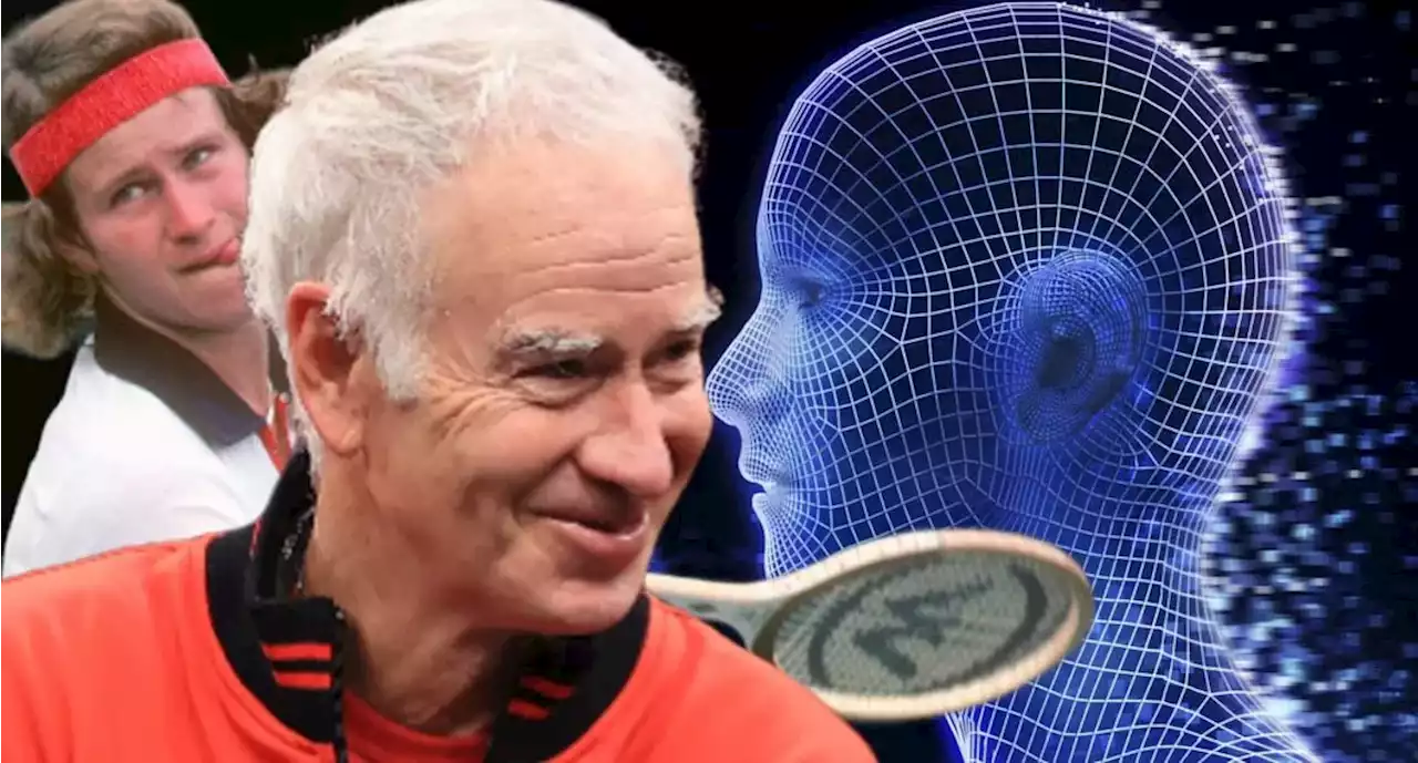 Hombre vs. máquina: así se preparó John McEnroe para enfrentar a inteligencia artificial - Pulzo