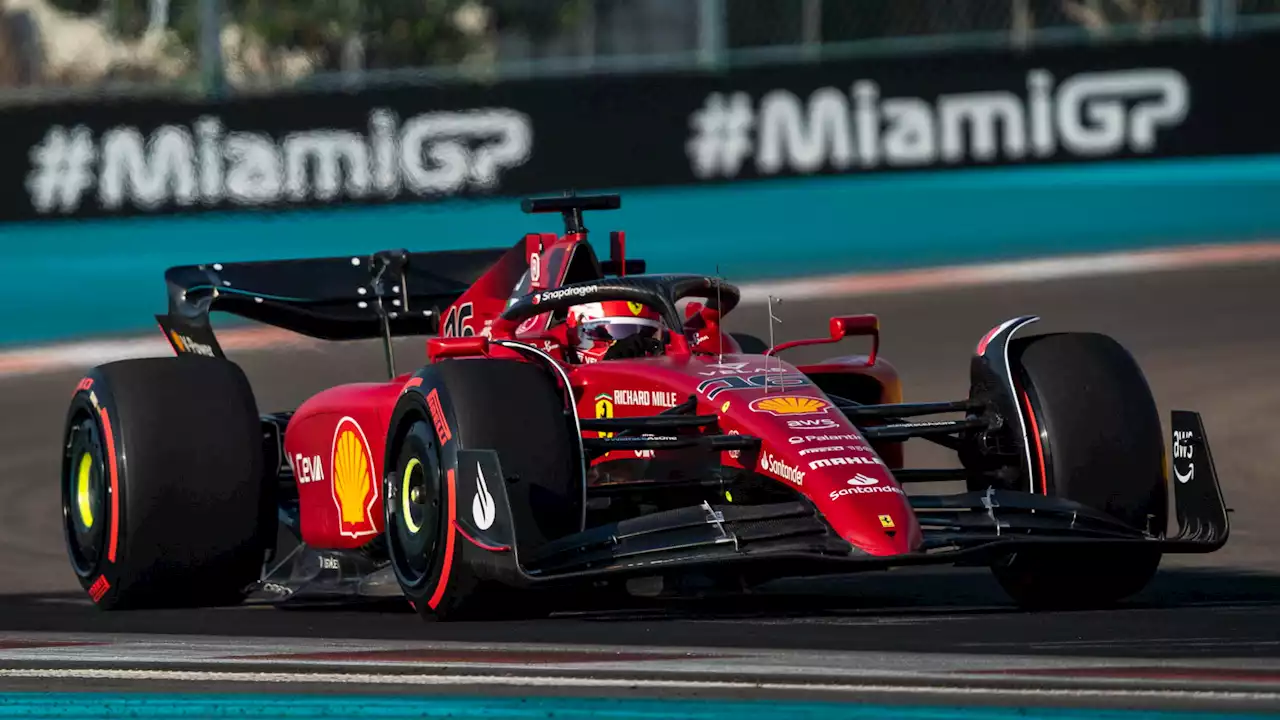 Gp Miami, prima fila Ferrari con Leclerc in pole