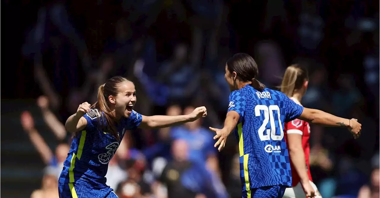 Chelsea crowned WSL champions as Kerr shines in win over Man United