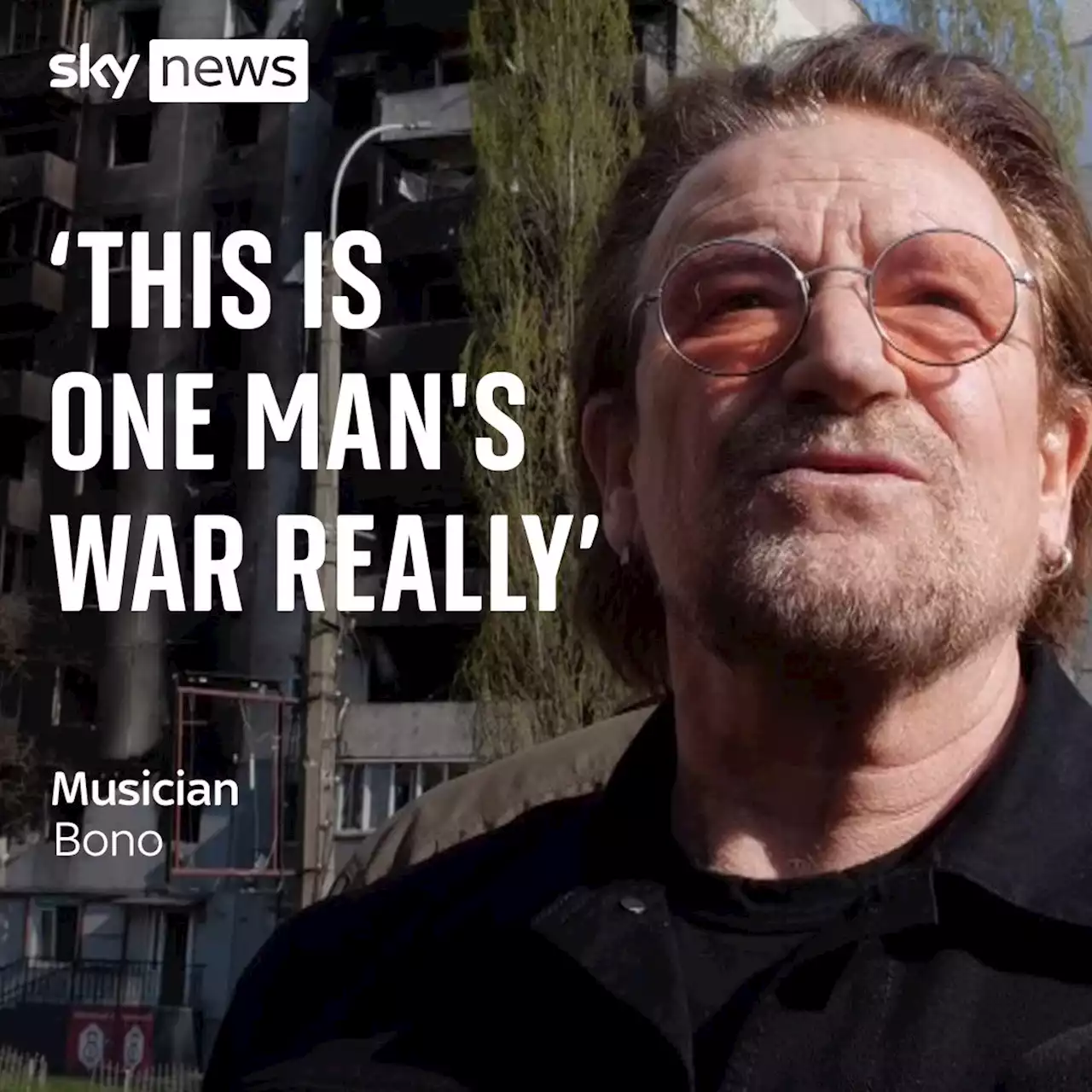 Bono says he trusts young Russians to throw Putin out of office after performing in Ukraine