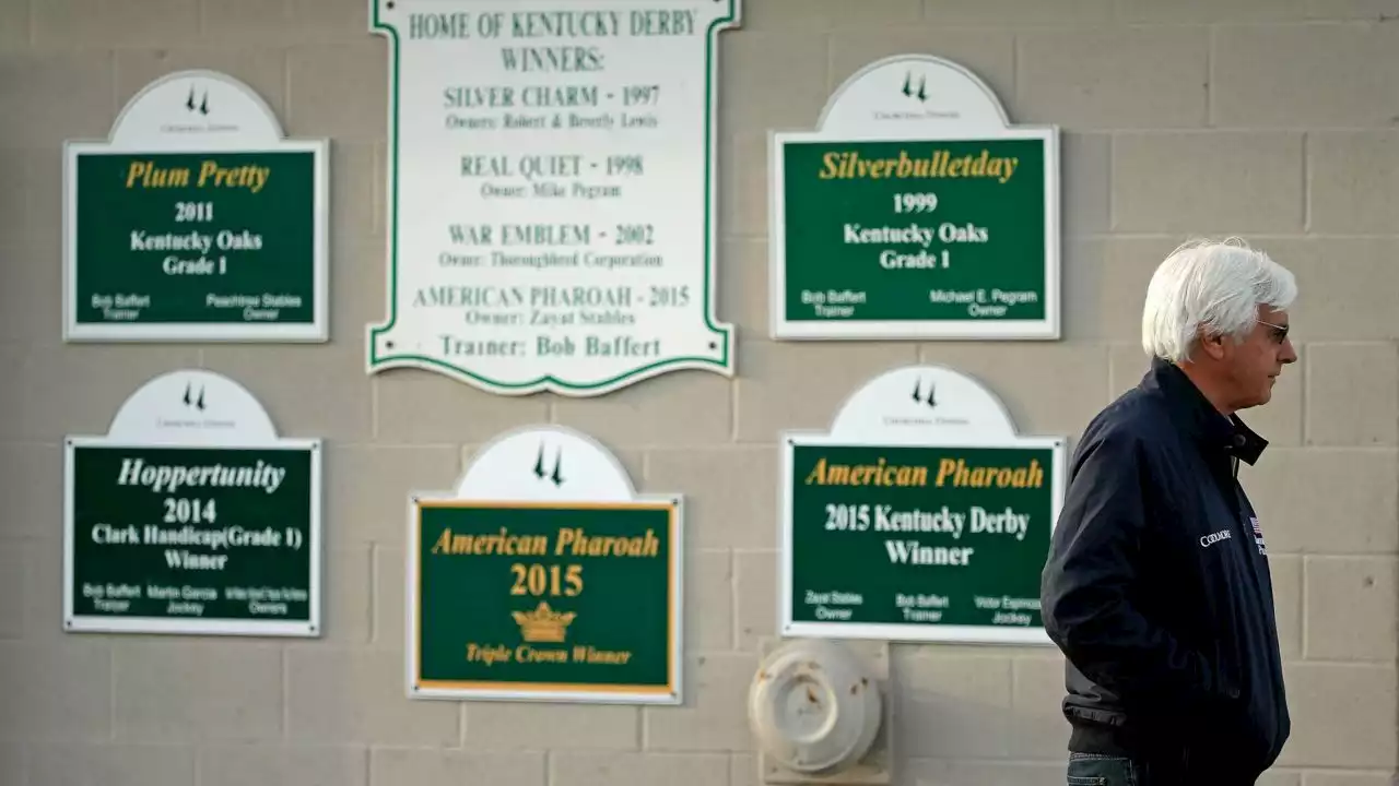 Banned from Churchill Downs, Bob Baffert still looms over the Derby