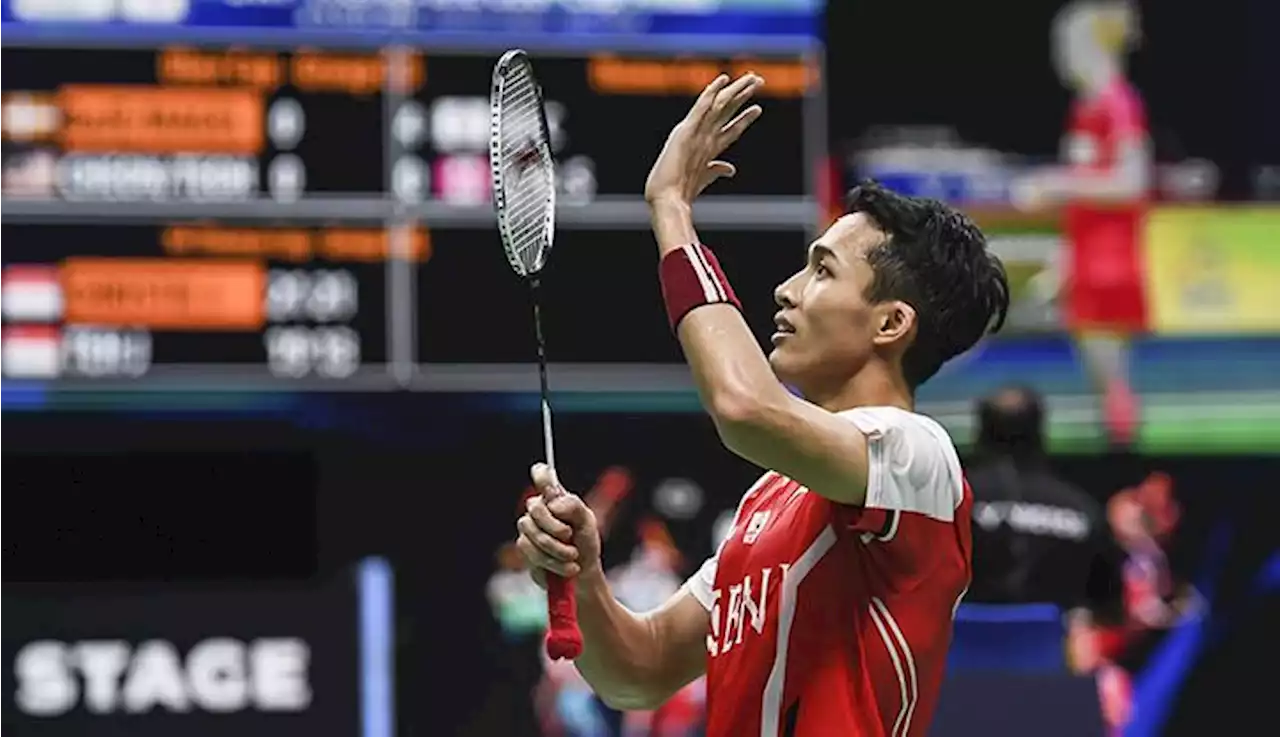 Momen Pebulu Tangkis Putra Indonesia Kalahkan Singapura 4-1 di Piala Thomas