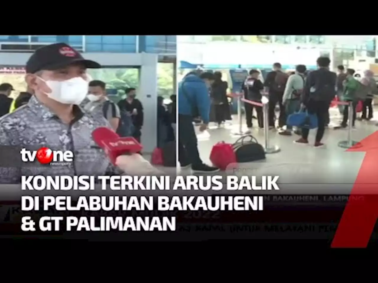 Arus Balik di Pelabuhan Bakauheni dan GT Palimanan Terpantau Ramai - tvOne