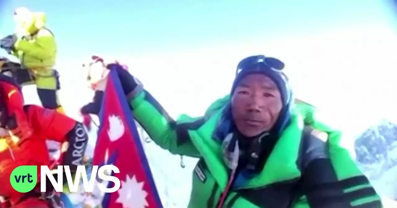 Nieuw wereldrecord voor Nepalese sherpa: 26 keer op de top van de Mount Everest