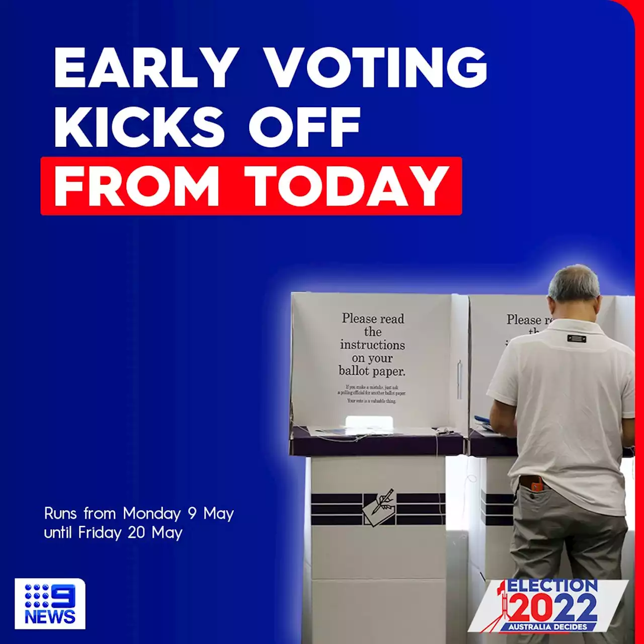 Federal Election 2022: Everything you need to know about early voting