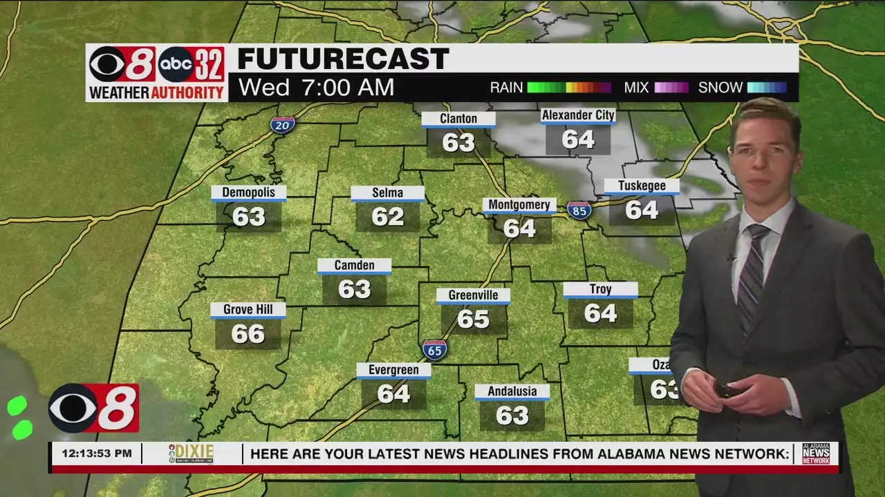 More Sunshine With Warming Temperatures This Week - Alabama News