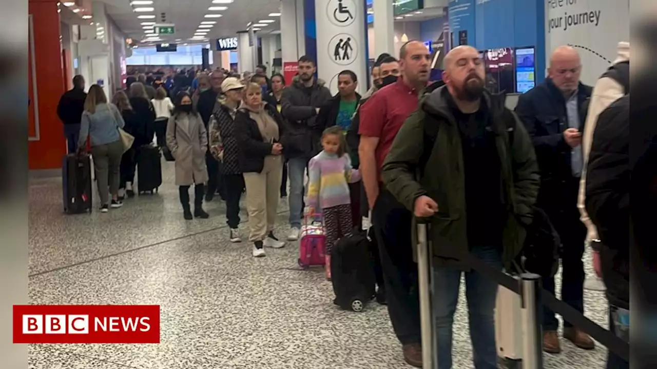 Birmingham Airport: 'Chaos' as travellers face long queues