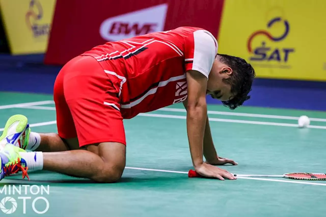 Hasil Thomas Cup 2022 - Upaya 72 Menit Anthony Belum Berhasil, Indonesia Tertinggal - Bolasport.com