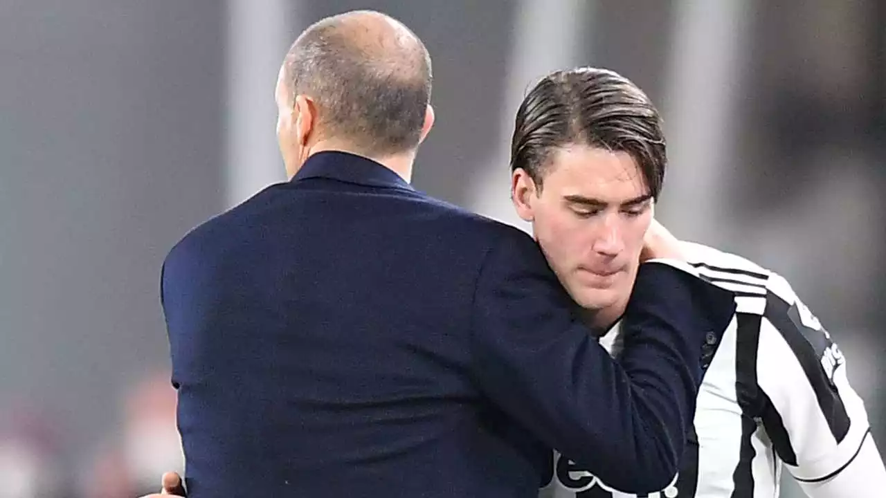 Juventus, allarme Allegri-Vlahovic: 'C'è un grande rischio' - Calciomercato