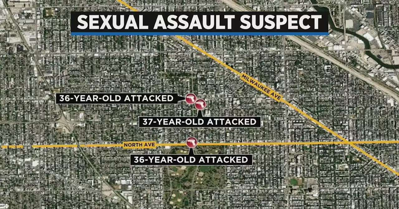 Police searching for man who attacked 3 women, sexually assaulted one in Logan Square