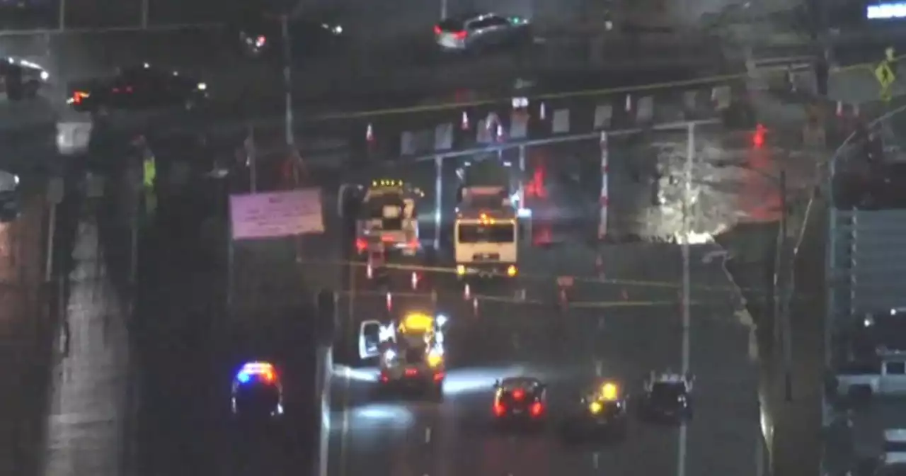 Sepulveda Boulevard near LAX closed due to water main break; Second such instance in a week