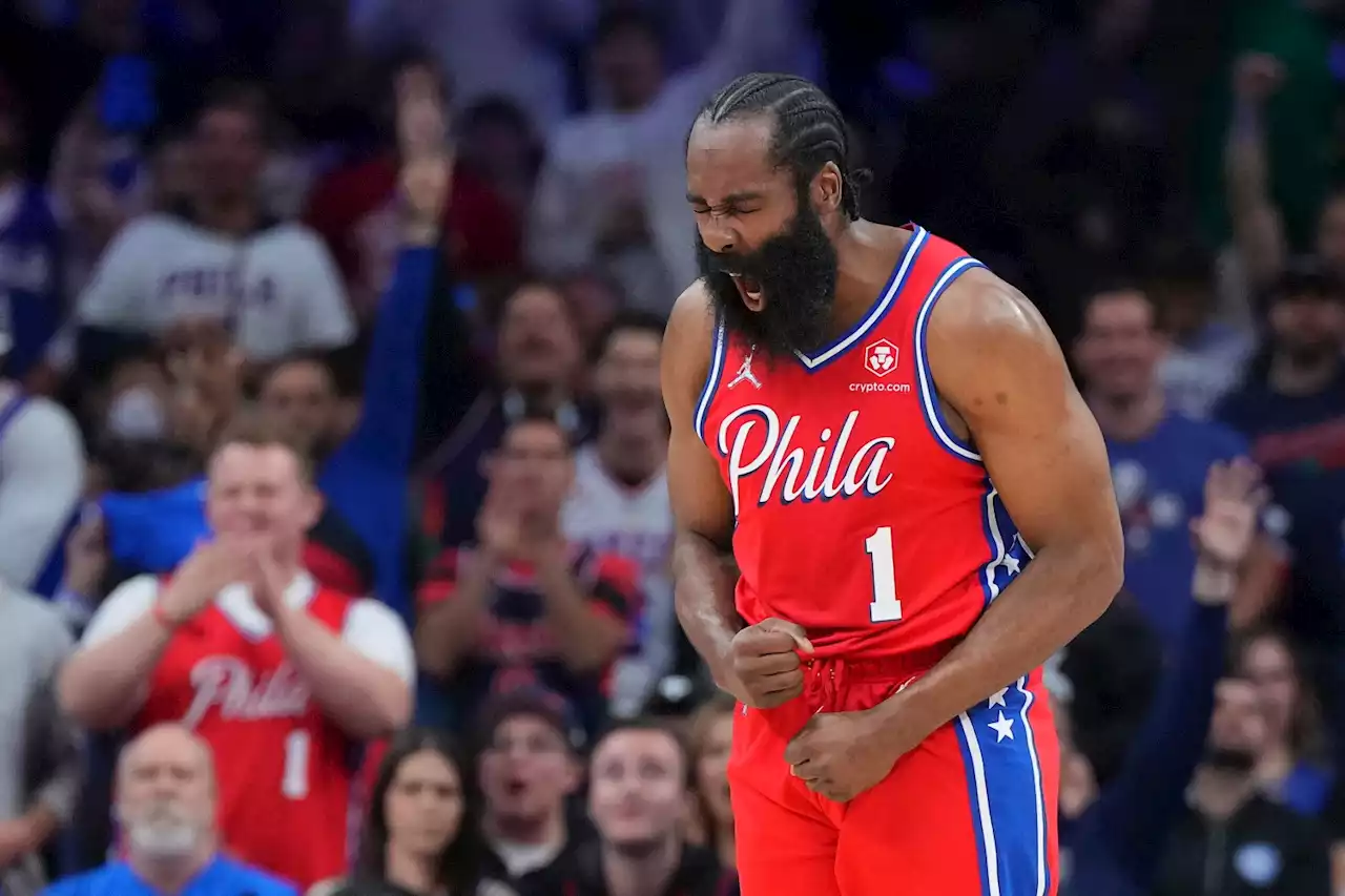 Harden, Embiid Power 76ers Past Heat, Even Series 2-2