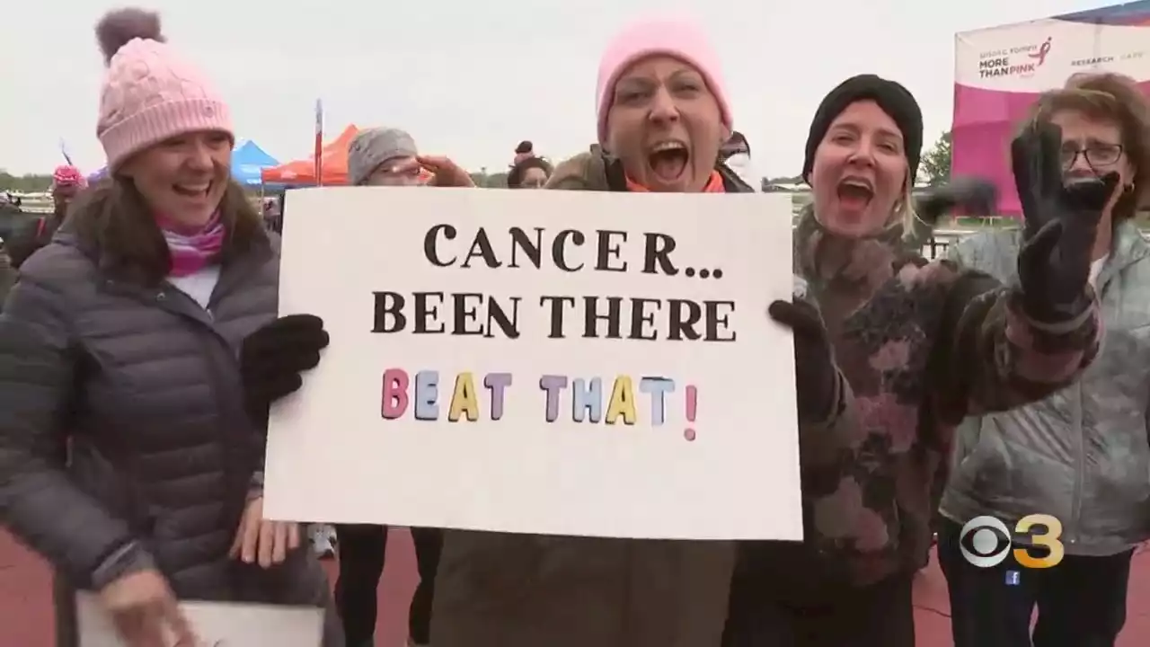 Hundreds Participate In Susan G. Komen More Than Pink Walk To Raise Money, Awareness At Parx Casino In Bensalem