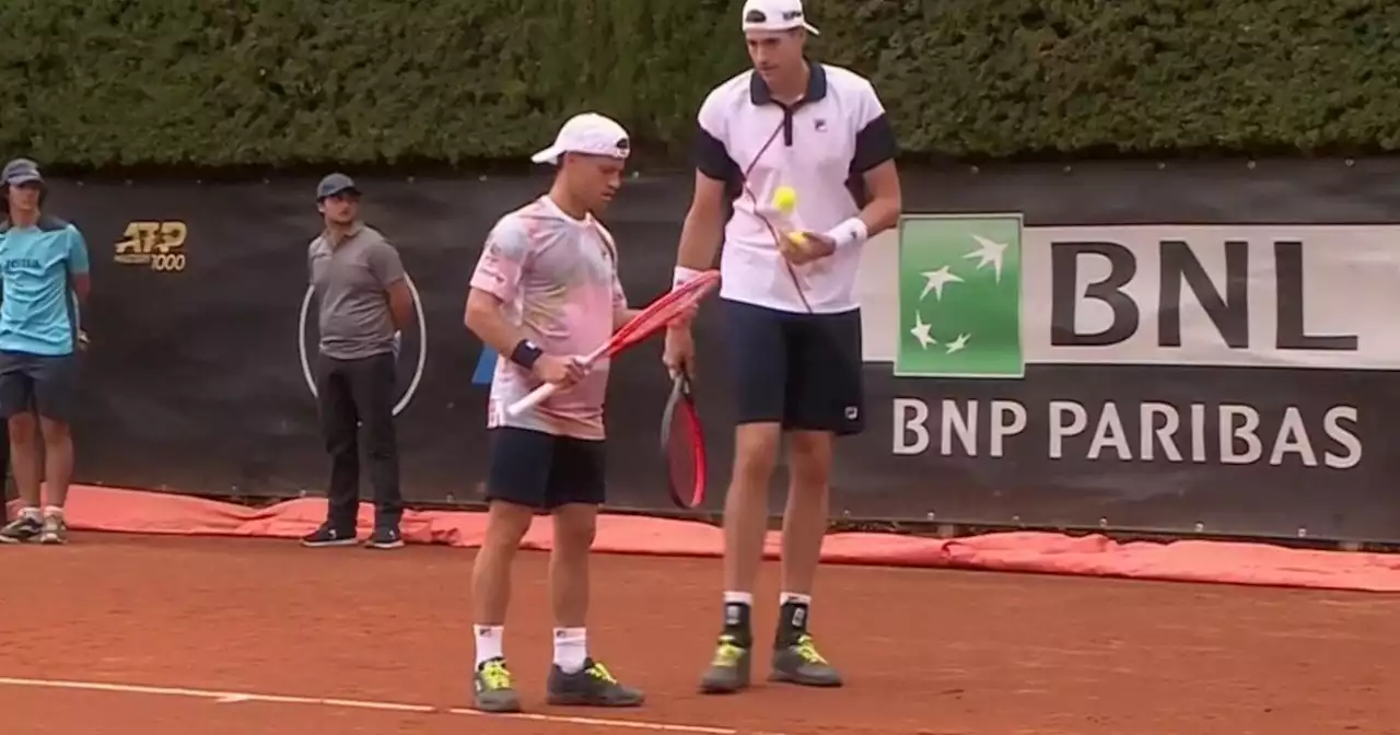 Diego Schwartzman y John Isner: la extraña pareja (muy despareja) del Masters 1000 de Roma