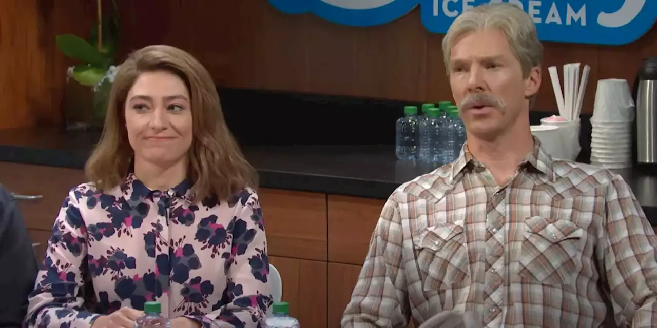 'SNL': Benedict Cumberbatch and Heidi Gardner Take Focus Group Too Seriously