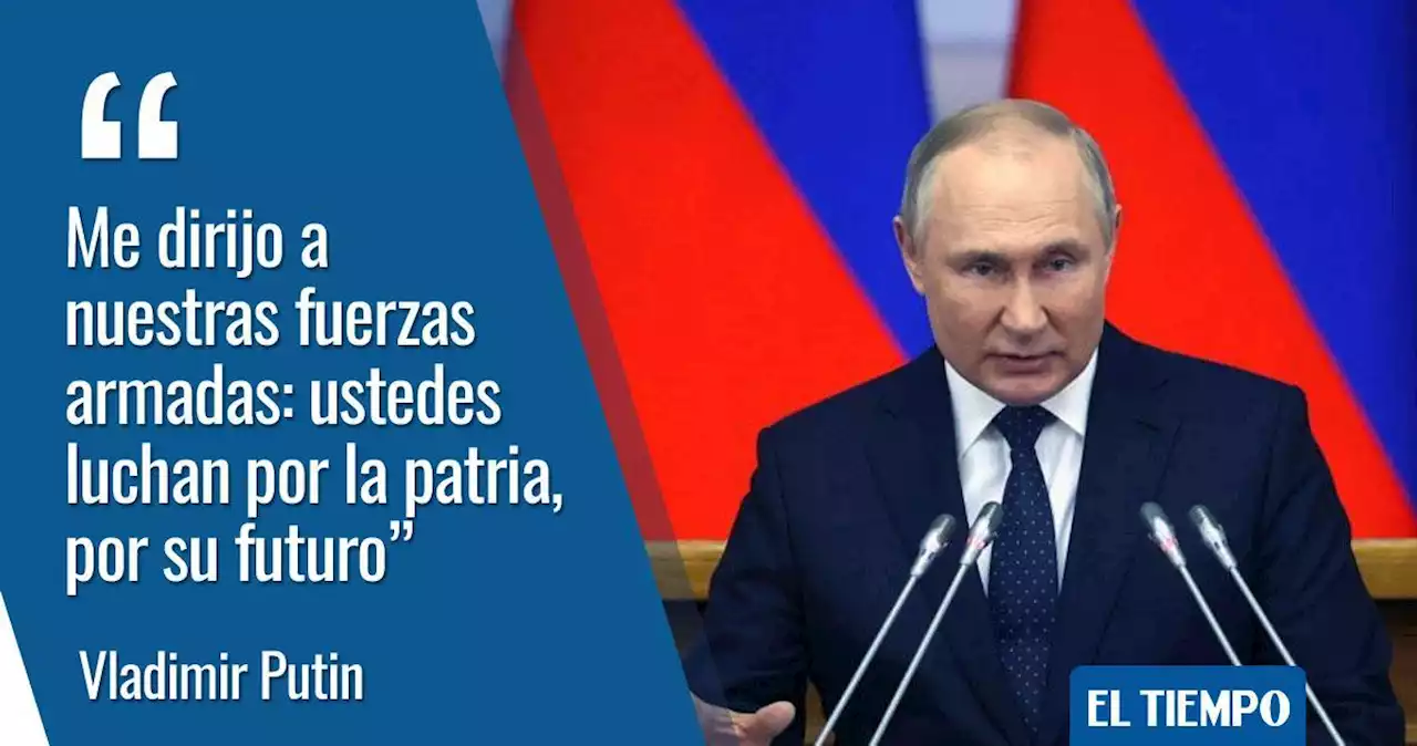 Putin se refiere a la invasión en Ucrania durante el Día de la Victoria