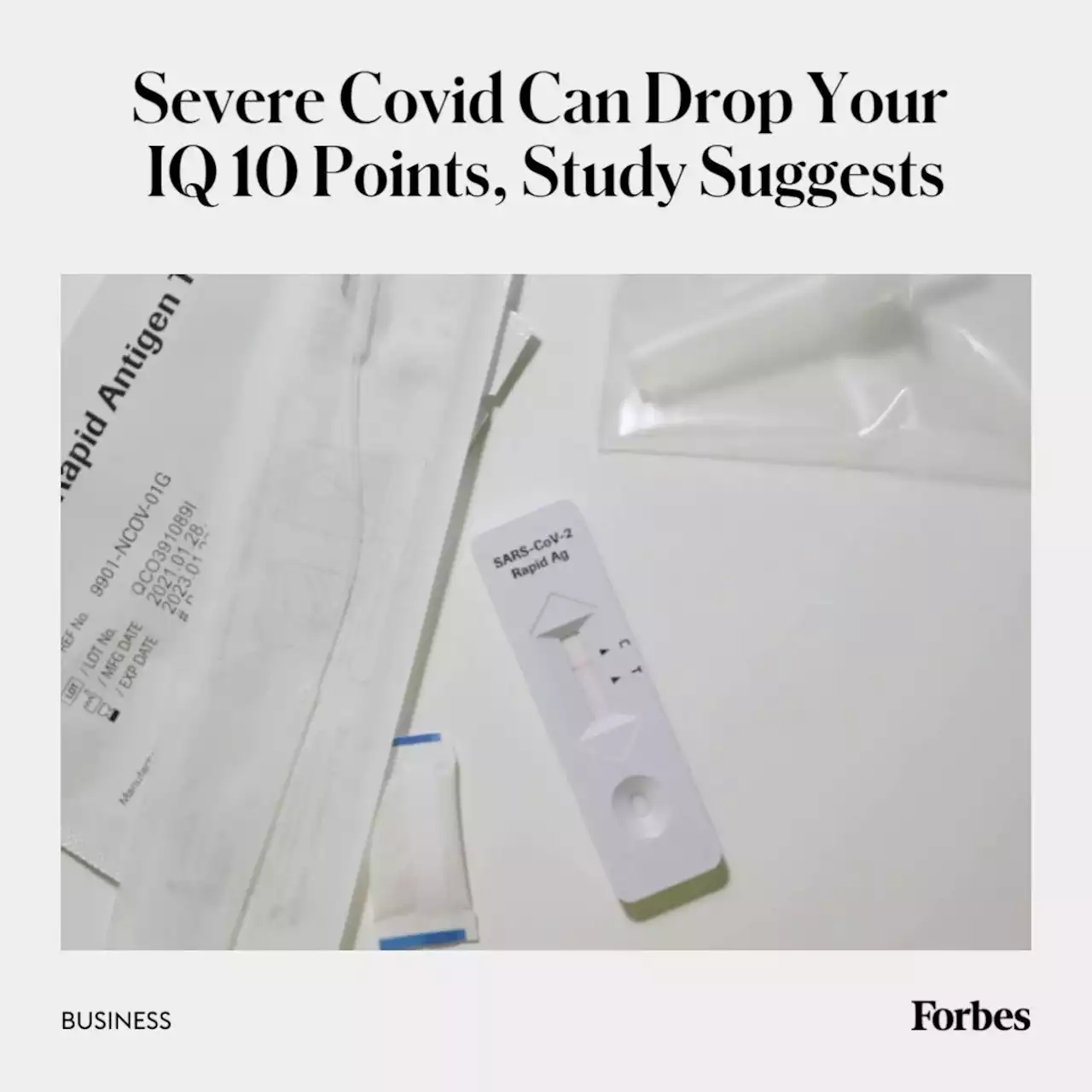 Severe Covid Can Drop Your IQ 10 Points, Study Suggests