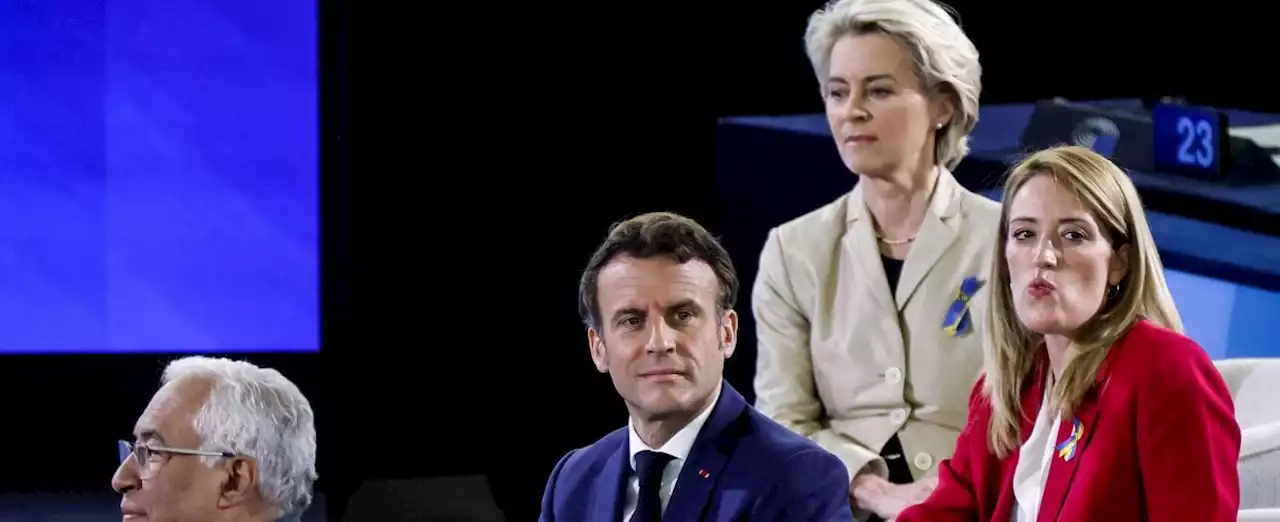 Macron e von der Leyen: 'Al lavoro per la pace, l'adesione dell'Ucraina e la nuova Europa'