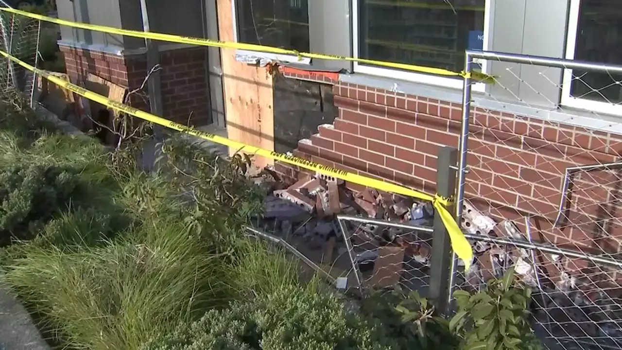 Car smashes into library in Kent injuring 2