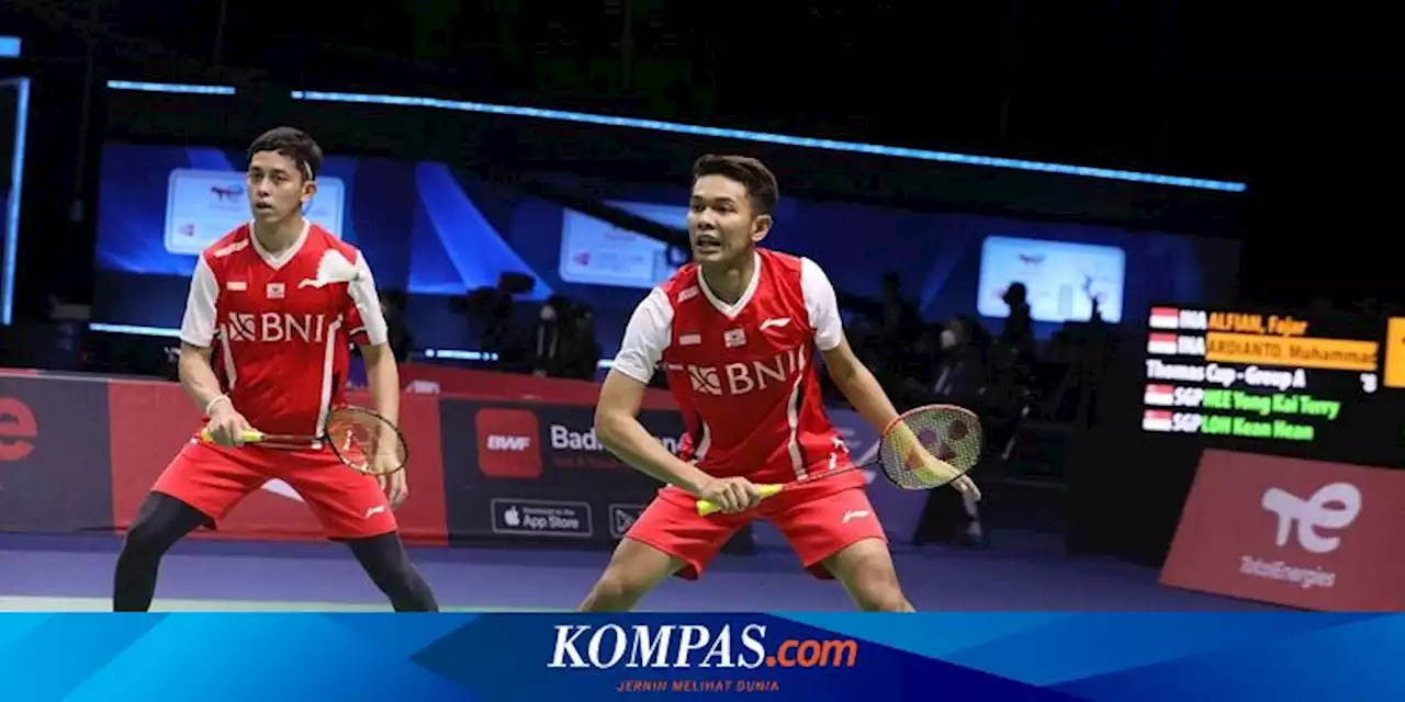 Link Live Streaming Piala Thomas 2022, Indonesia Vs Thailand Malam Ini