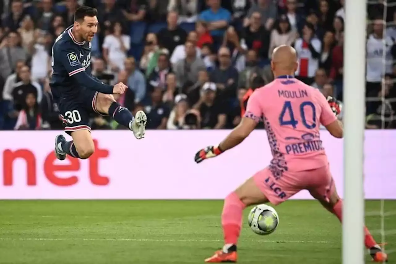 La Liga de Francia. Messi primero escuchó silbidos y después los postes le negaron dos goles en el empate de PSG ante Troyes