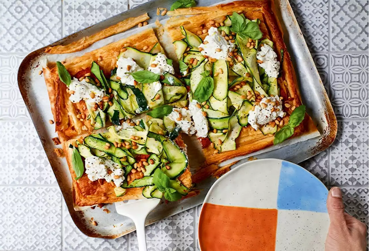 Joe Wicks’ Lemon and Courgette Puff Pastry Tart