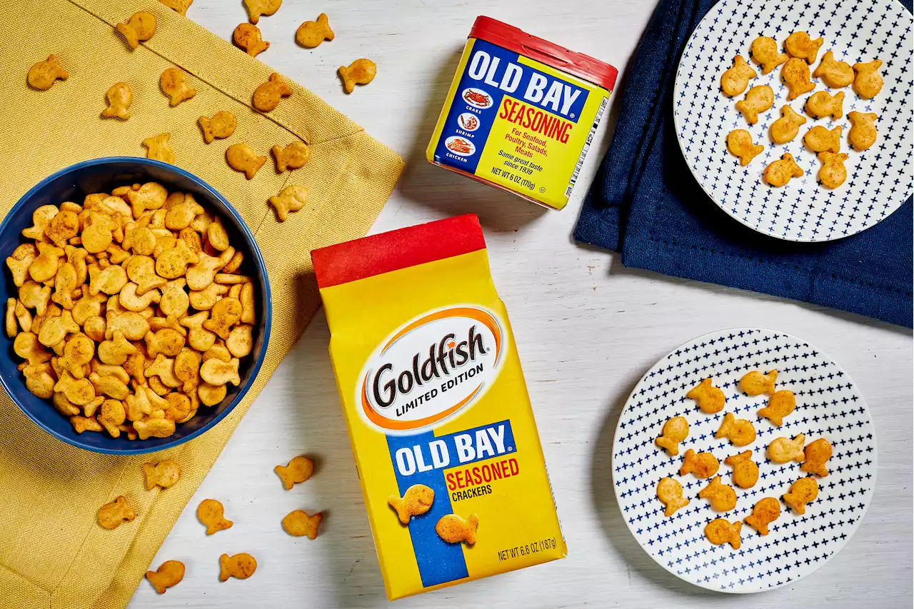 Limited Edition Old Bay Goldfish Hit Shelves