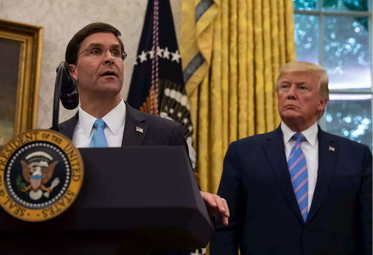 Trump claims 'I had to run the military' but Mark Esper reveals 'four noes'