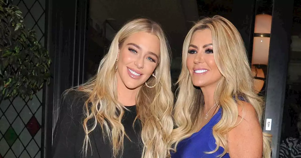 Taylor Ward shows off growing baby bump on night out with RHOC star mum Dawn