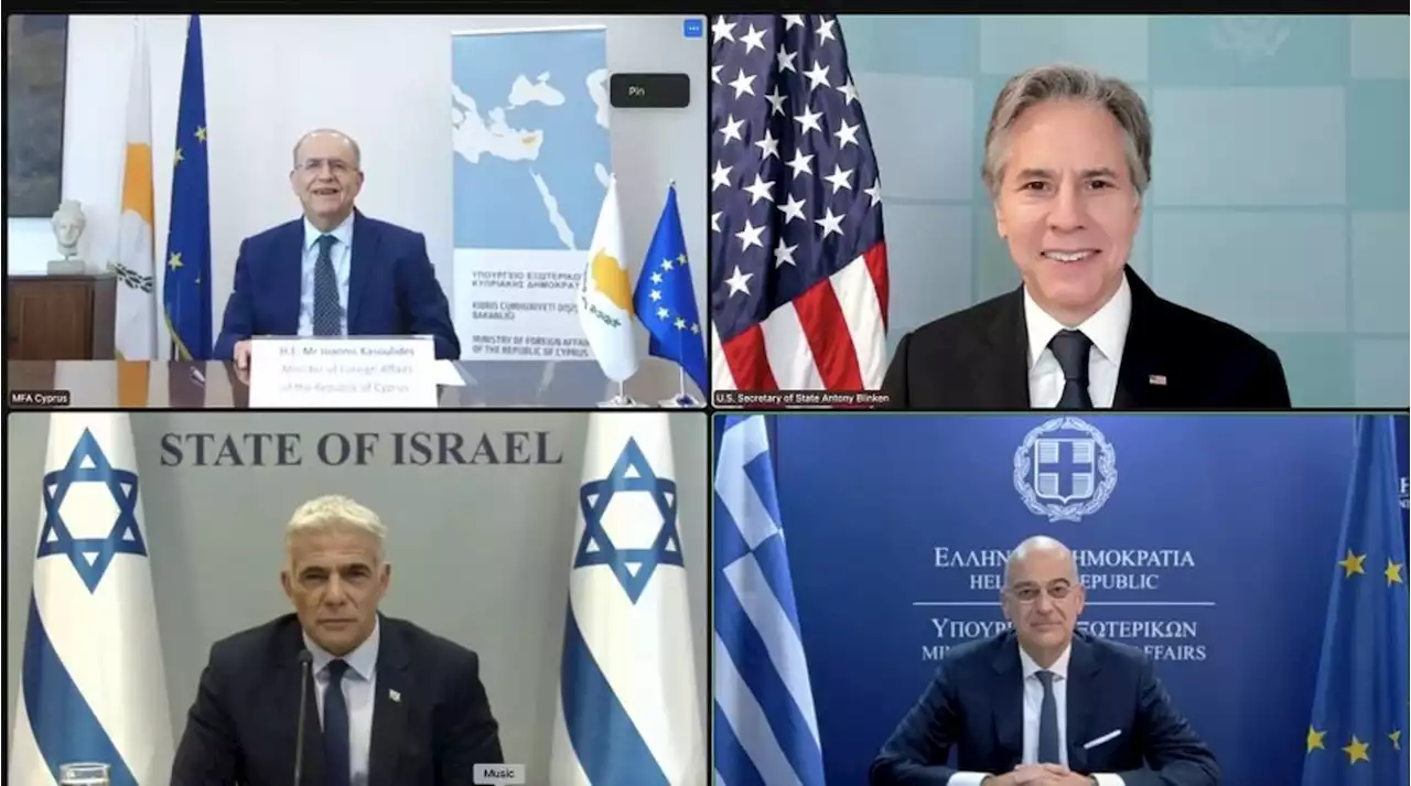 لقاء افتراضي يجمع وزراء خارجية الولايات المتحدة وقبرص واليونان وإسرائيل