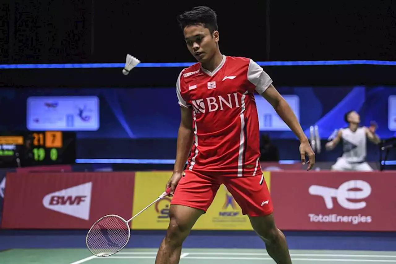 Hasil Piala Thomas 2022: Anthony Ginting Kalah, Indonesia Tertinggal 0-1 dari Thailand