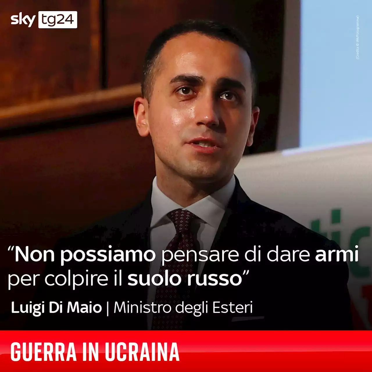 Guerra Ucraina, Di Maio: 'No a dare armi per colpire suolo russo'