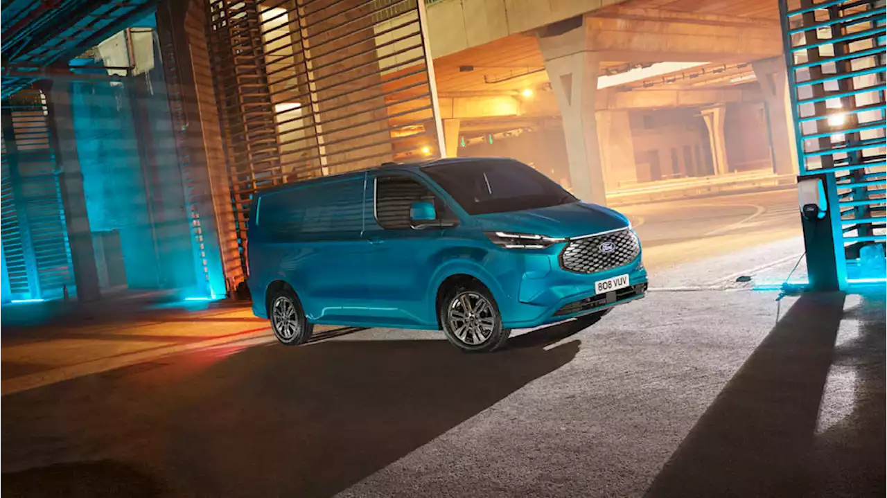 Electric Ford E-Transit Custom van unveiled for the European market