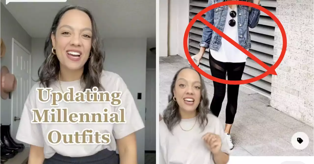 This Woman Is Going Viral For Updating Millennial Outfits With 2022 Style, And I Needed This