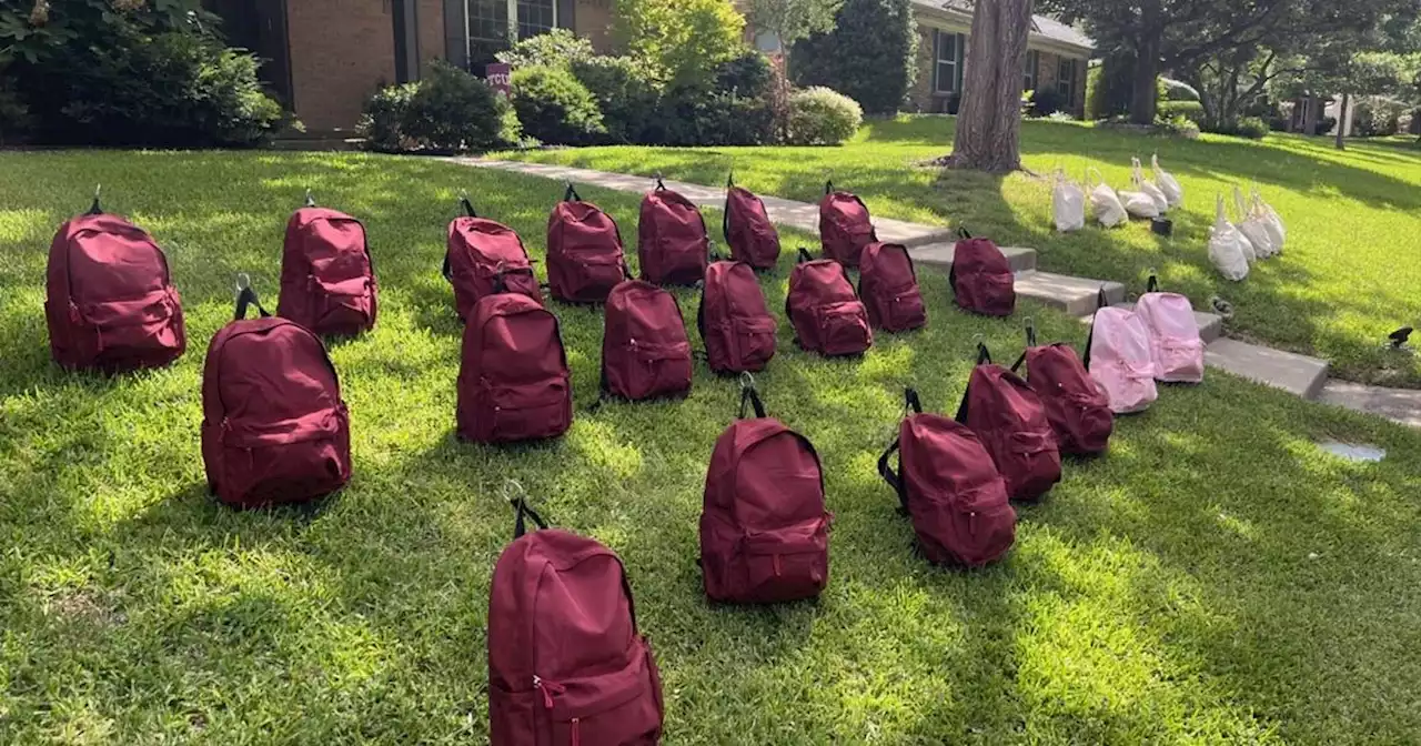 Richardson couple turns yard into art installation honoring recent mass shooting victims