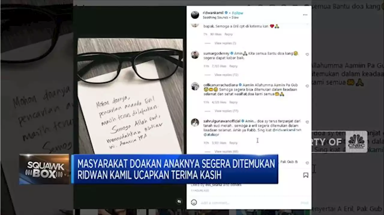 Ridwan Kamil Mulai Turun Cari Sendiri Eril di Sungai Aare