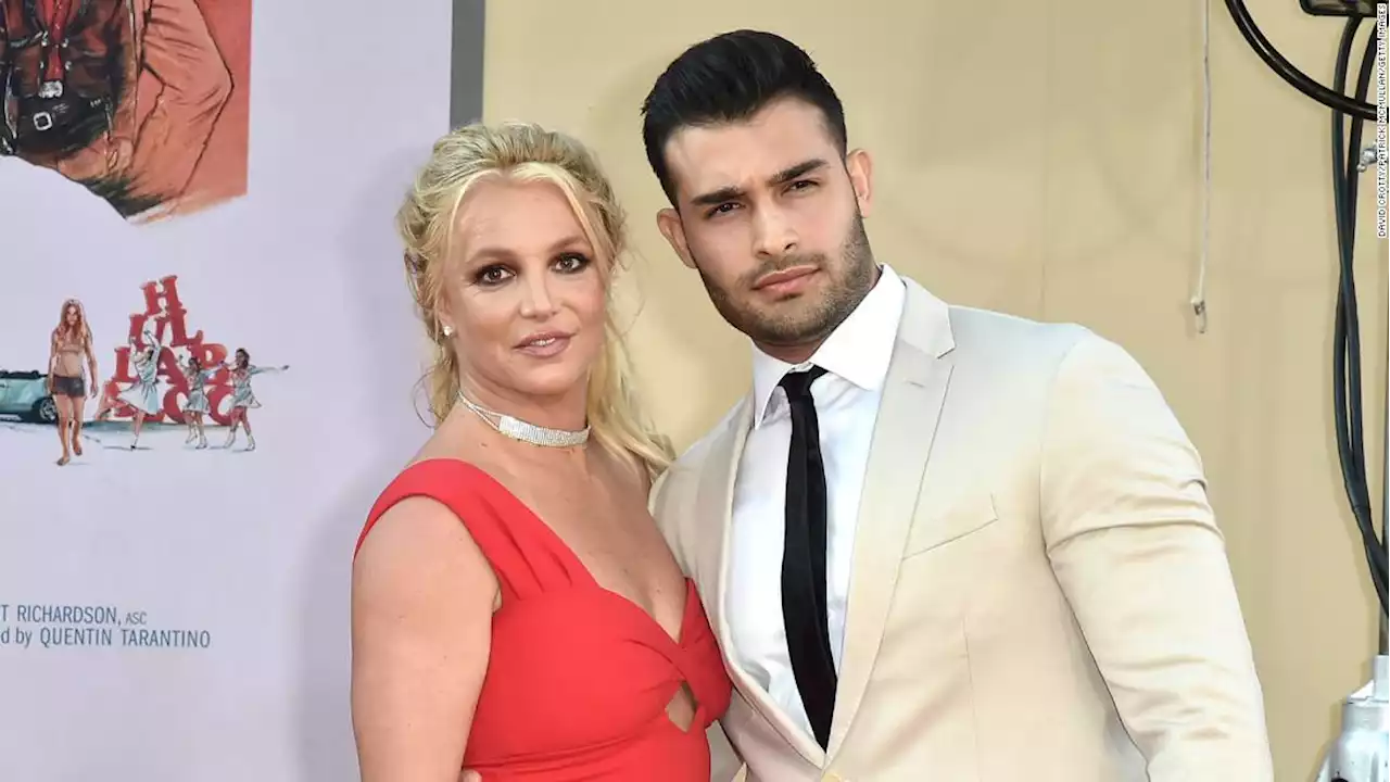 Sam Ashgari says he and Britney Spears are staying 'positive' after pregnancy loss