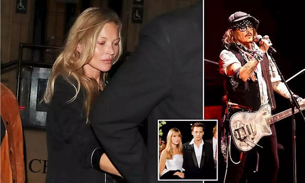 Kate Moss leaves Royal Albert Hall alone