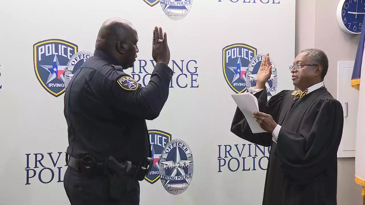 City of Irving swears in first Black police chief in city's history