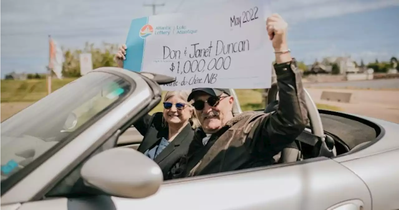 N.B. couple ‘going to have some fun now’ after winning $1M lotto prize | Globalnews.ca