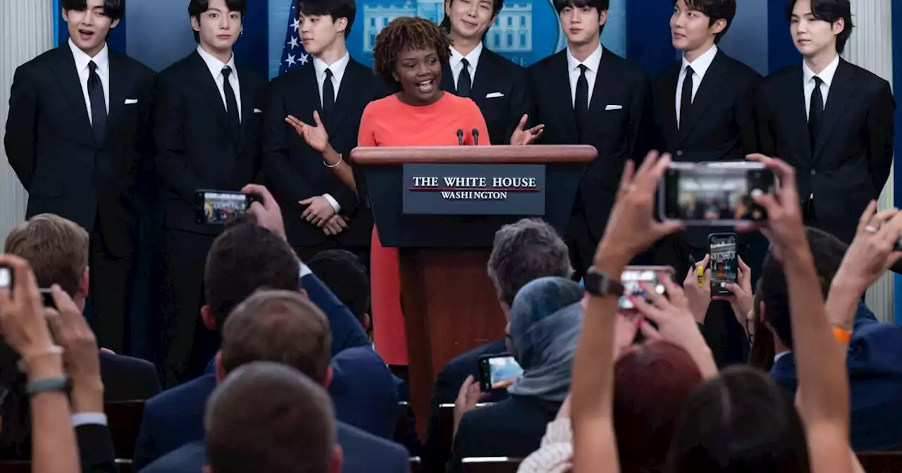 K-Pop stars BTS went to the White House to talk about anti-Asian hate crimes