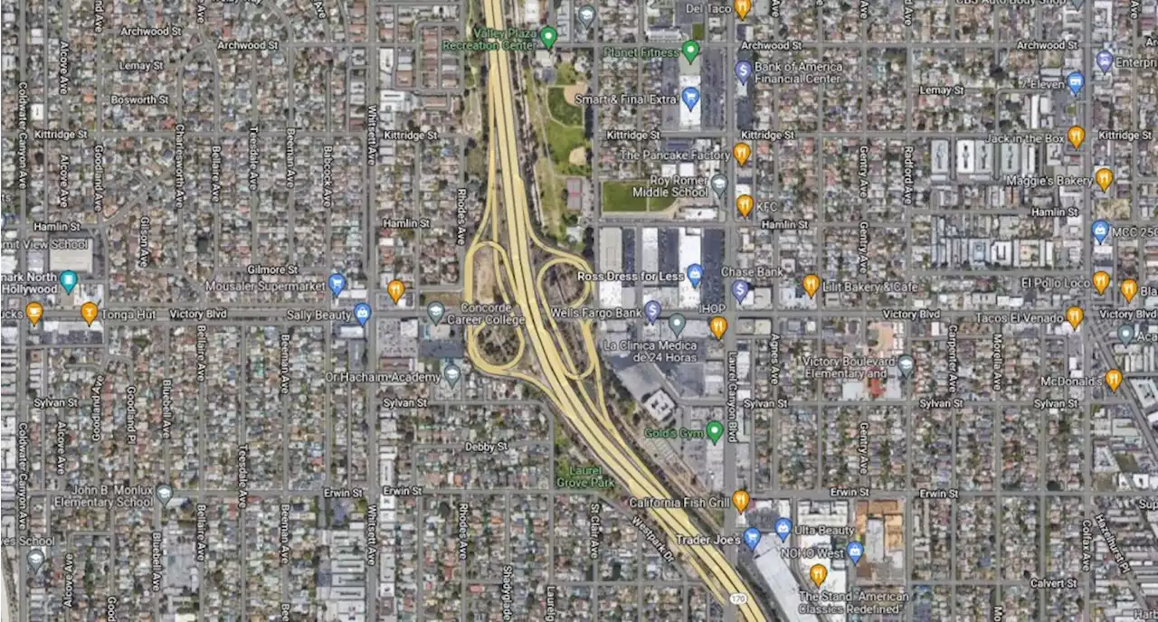 LA city vehicle kills pedestrian on 170 Freeway in North Hollywood