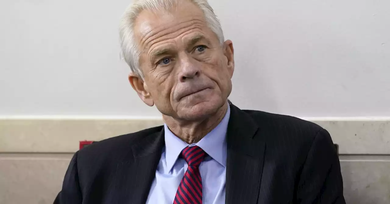 Ex-Trump advisor Peter Navarro is subpoenaed in Justice Department's Jan. 6 probe